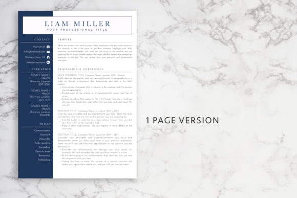 Download Resume Template Word + Pages - Premium Resources